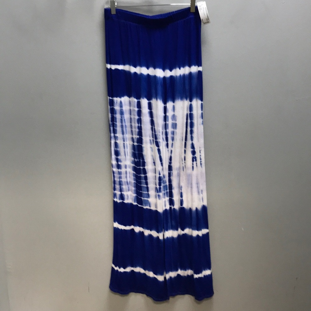 Tie dye wide leg pant